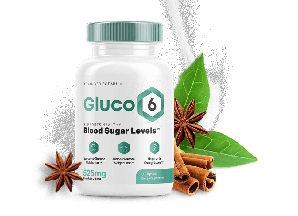 1 bottle - Gluco6 - makes blood sugar control possible by harnessing the